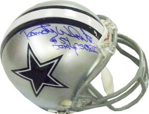 Randy White Autographed/Hand Signed Dallas Cowboys Replica Mini Helmet CO MVP SB XII