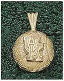 Logo Art Kentucky Wildcats 10K Gold Basketball Pendant