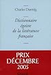 Dictionnaire �go�ste de la litt�rature fran�aise - Prix D�cembre 2005