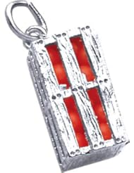 Rembrandt Charms Orange Crate Charm
