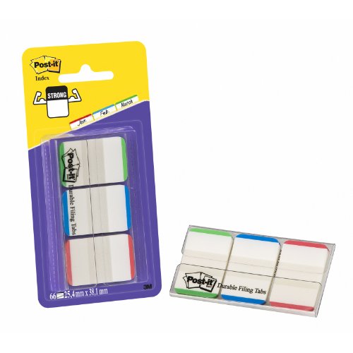 Post-it Durable Index Tabs, 1