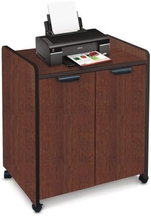 Mayline Laminate Utility Cabinets-Laminate Utility Cabinet, 27"x20"x31", Mahogany