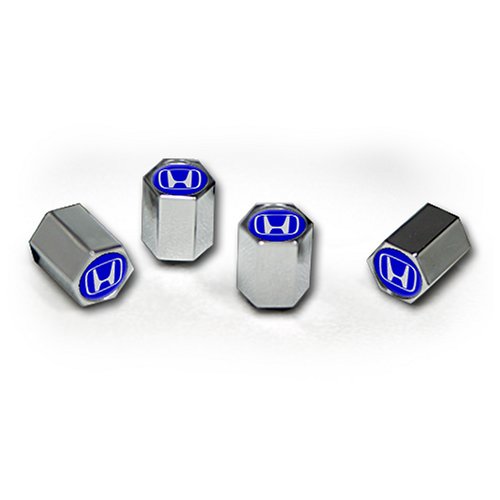 Honda-Blue Valve Cap Set