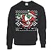 Dabbing Santa Ugly Christmas Sweatshirt Men's Black Sweatshirt (Large)
