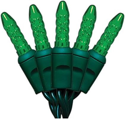 Brilliant Brand Lighting Seasonal Decoration Green Brilliant BrandLED M5 70 String Light Set 4" Spacing (Green Wire)