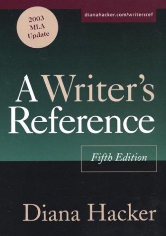 A Writer's Reference: 2003 MLA Update