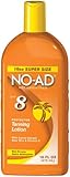 IMAGE OF NO-AD Protective Tanning Lotion, SPF 8 16 fl oz (475 ml)