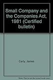 The small company and the Companies Act 1981