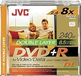 JVC VP-RDL85Gu2 8X 8.5 Gb Dual Layer Dvd+R (2 Pk)