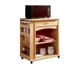 Microwave Cart - Natural Maple