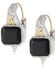 Judith Ripka "Estate" Cushion Wire Earrings