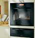 Kitchen & Housewares : Miele H4880BBL 30' MasterChef Single Electric Wall Oven with 17 Operating Modes,True European Convection, PerfectClean Interior Finish and Chrome Runners: Black