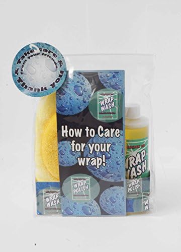 Wrap Care Kit: 4oz Wrap Polish, 8oz Wrap Wash, Microfiber Sponge and Towel< # 901005-F