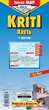 B&B Kreta 1:200 000. Road Map. Laminierte Stra�enkarte.