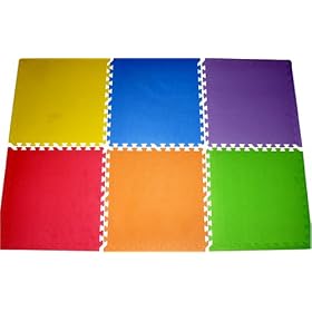 New 24 Sq. Ft. 'We Sell Mats' Anti-Fatige Interlocking EVA Foam Flooring-Set of six Multi-Color... by We Sell Mats