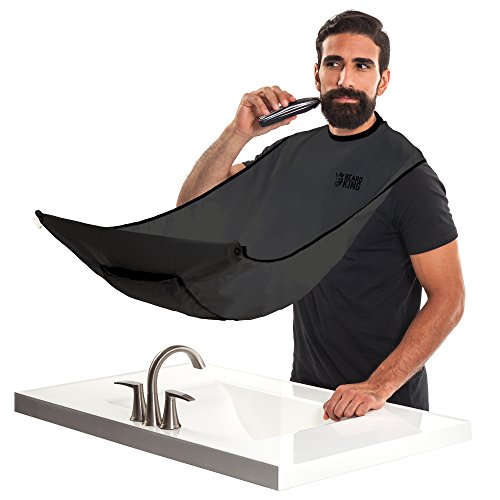 BEARD KING - The Official Beard Bib - Hair Clippings Catcher - 