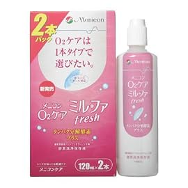 (ケース) メニコン オーツーケア ミルファフレッシュ 120ml*2本