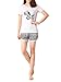 VENTELAN Women Pajama Set Cute Cartoon Pattern Pajamas Short Sleeve Casual Shorts Sleepwear Set White Zebra