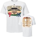 New York Yankees vs Philadelphia Phillies 2009 World Series Dueling Rosters Tee