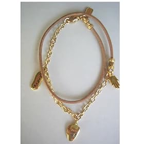 One Of A Kind Leather and Chain Bracelet
