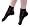 STEVE MADDEN Flora Crochet Stripe Anklet Womens Socks Black
