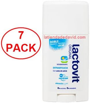 Lactovit Original Stick Deodorant Deo Double Vitamins of Milk 75 ml Pack of 7