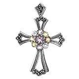 Silver Marcasite Pendants, Size: 36mm