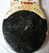 NEW MARBLEIZED MOLDED WOOD STANDARD ROUND TOILET SEAT, BLACK MARBLE