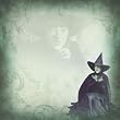 Wizard of Oz Scrapbooking Paper Wicked Witch Scene