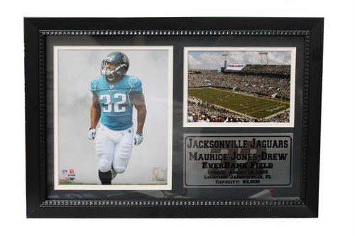 Jacksonville Jaguars Maurice Jones-Drew 12x18 Photo Stat Frame - Framed NFL Photos, Plaques and Collages