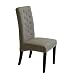 Verde Collection Parker Linen Side Chair Slate