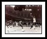 Michael Jordan North Carolina Tar Heels -UNC Last 17 Second Shot- Framed 8x10 Photograph