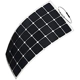 HQST 100 Watt 12 Volt Monocrystalline Flexible Solar Panel