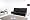 Dorel Home Products Julia Faux Leather Futon With Cupholder, Black Image #4