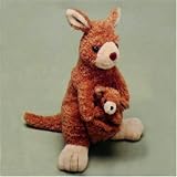Canberra Kangaroo with Baby Plush Stuffed Animal, 15