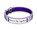 Purple Ribbon Awareness Bracelet (Retail)