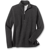 Apparel : Half-Zip Sueded Fleece Mockneck