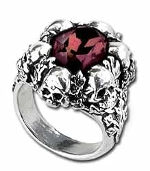 Shadow of Death - Alchemy Gothic Pewter Ring