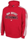 Miami University Redhawks adidas Red 3-Stripe Hoodie
