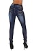 Style LA6A174S - Colombian Design, Mid Waist, Butt Lift, Skinny Jeans
