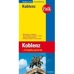 Falk Stadtplan Extra Standardfaltung Koblenz