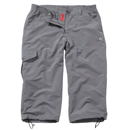 Craghoppers Damen Hose NosiLife Crops, Platinum, 20 Preisvergleich