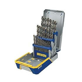 IRWIN 3018002 29 Piece Cobalt Drill Bit Industrial Set Case by Hanson Global