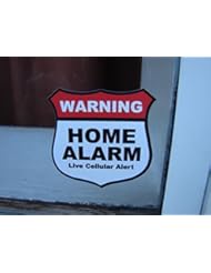 Home: 8 Shield Decals Stickers Signs Home Alarm Security Surveillance Door - Thailand