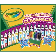 Childrens Toyshop  Toys : Crayola 58-8208 Crayola Washable Classpack Markers, Conical Point, 8 Assorted Colors, 192/Pack