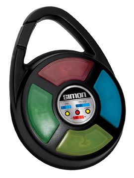 Electronic Carabiner Keychain Game Simon