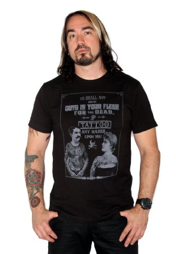 Se7en Deadly Sins Tattoos For The Dead T Shirt Size: XXL