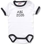 Sanetta 320752 - Body Halbarm Motiv Abi 2026, Farbe: Navy, Groesse: 56