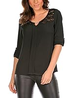 La Belle Parisienne Blusa Emilie (Negro)
