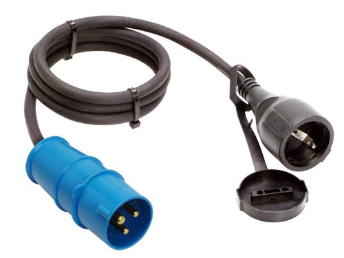 Produkt-Bild: as-Schwabe 60488 Adapterleitung 230V / 16A / 3polig, 1,5m Gummischlauchleitung